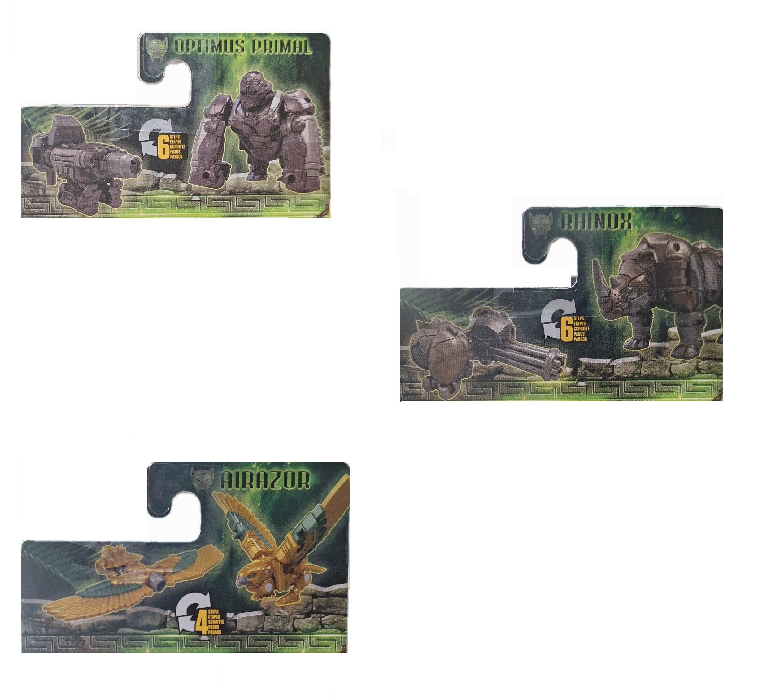 Hasbro Comicfigur Transformers Beast Battle Master Action Figuren 3 Stück