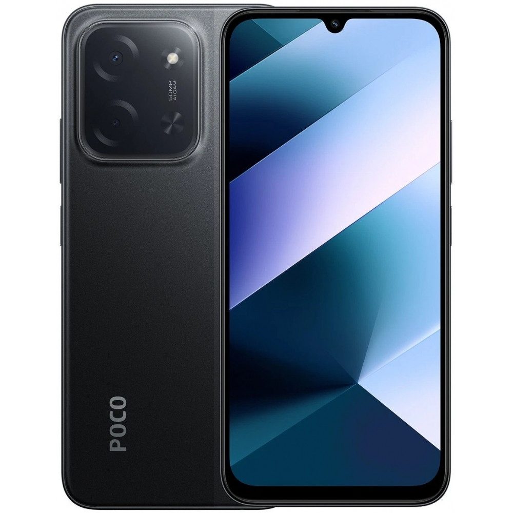 Xiaomi Poco C85 256 GB / 8 GB - Smartphone - black Smartphone (6,9 Zoll, 256 GB Speicherplatz)