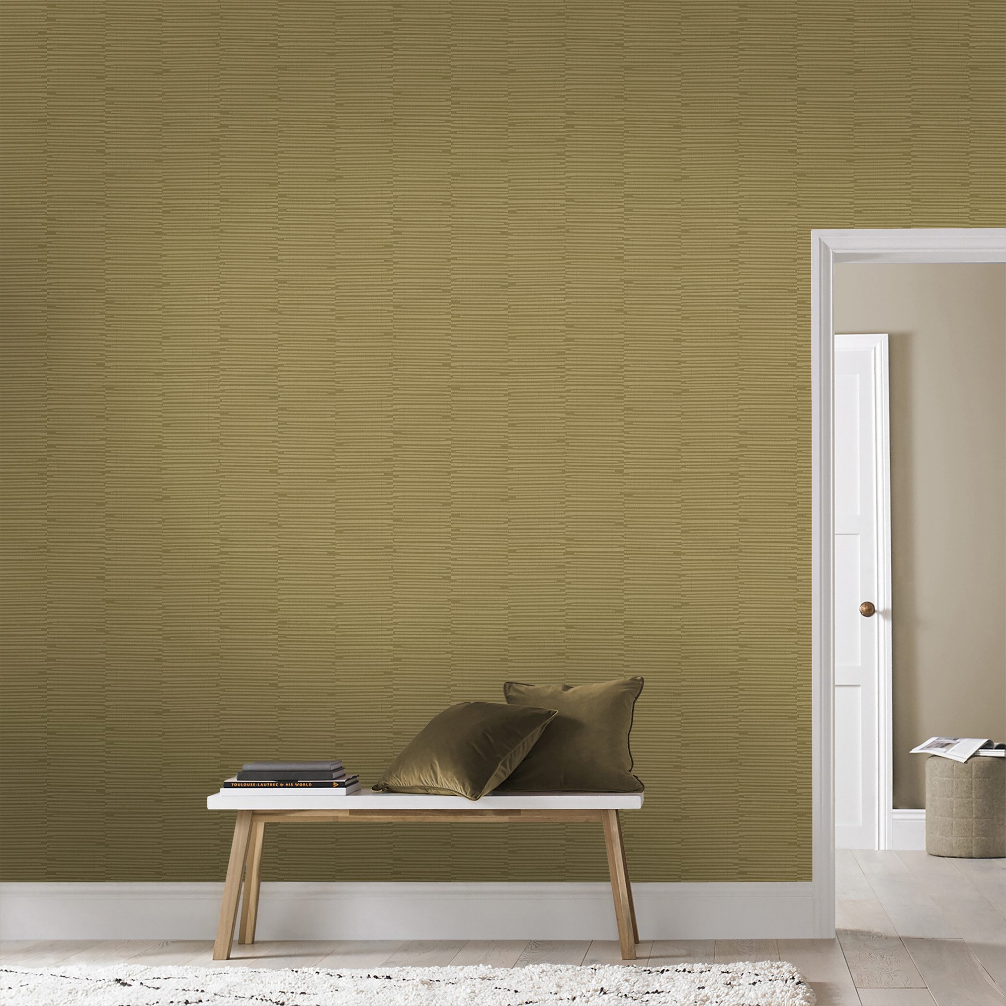 Superfresco Easy Vliestapete Harmony, geprägt, gestreift, (1 St), 10mx52cm (ca. 5m2)