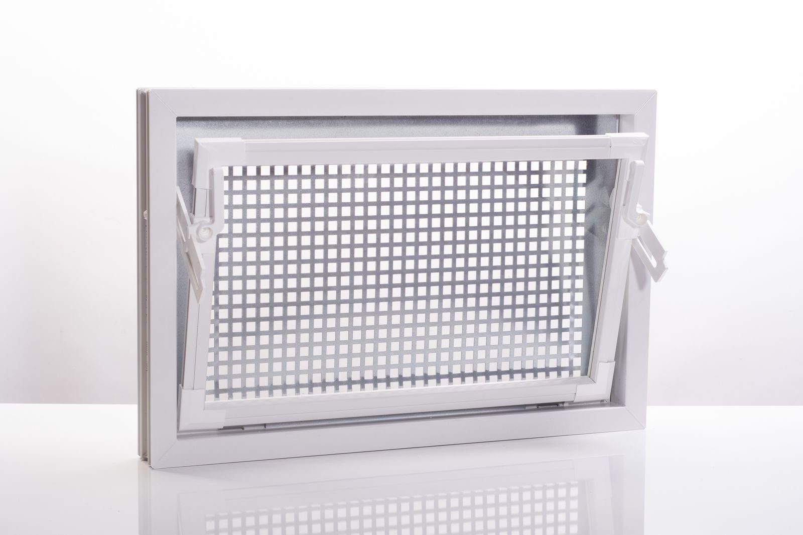 ACO Severin Ahlmann GmbH & Co. KG Kellerfenster Zweifach-Isolierglas Kippfenster weiß 60x40cm + Schutzgitter, wärmeisolierend, inkl. Mäuseschutz, einfache Montage