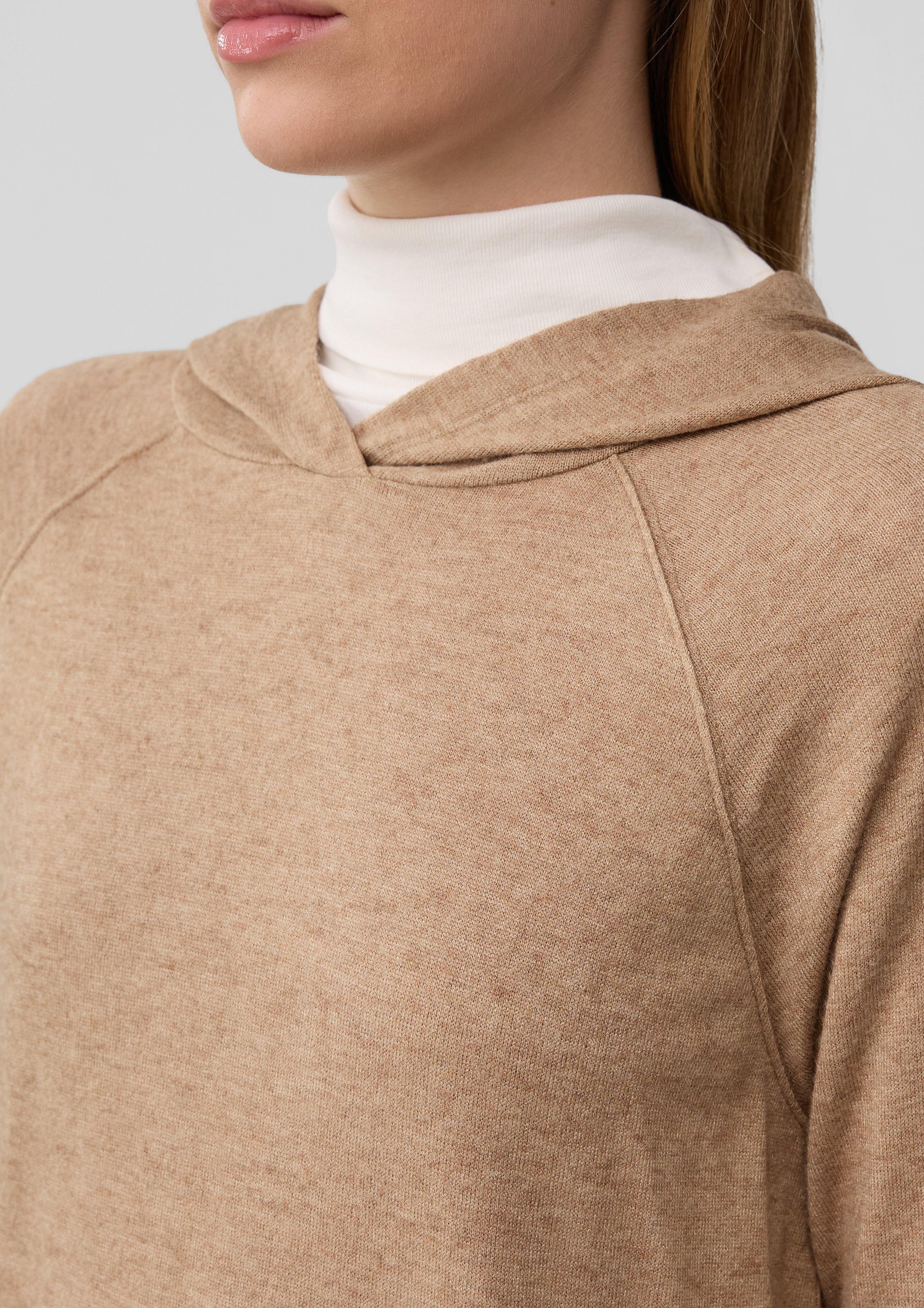 s.Oliver Langarmshirt Meliertes Longsleeve aus Stretchjersey günstig online kaufen