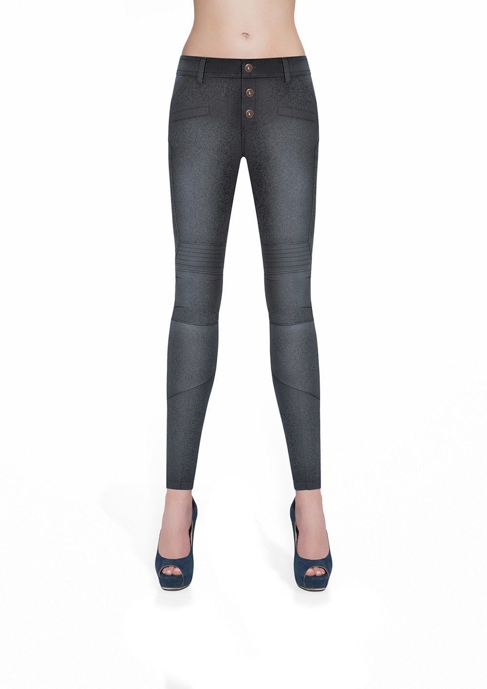 Bas Bleu Jeansleggings Jeans Leggings Jeggings Denim Natalie Avril Elastischer Bund