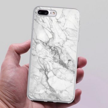 DeinDesign Handyhülle Stein Marmor Muster Marmor, Apple iPhone 7 Plus Silikon Hülle Bumper Case Handy Schutzhülle