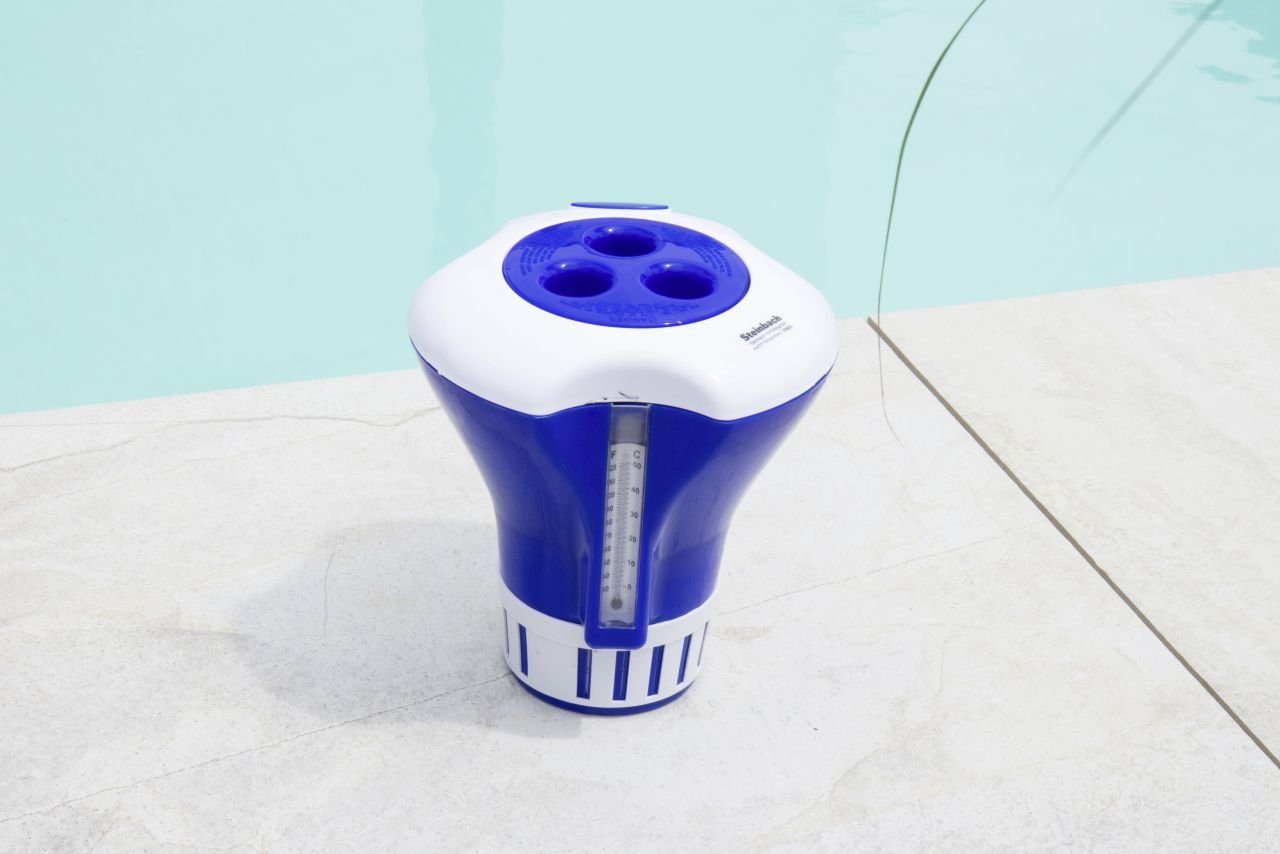 Steinbach Poolpflege Steinbach Chlordosierschwimmer mit Thermometer