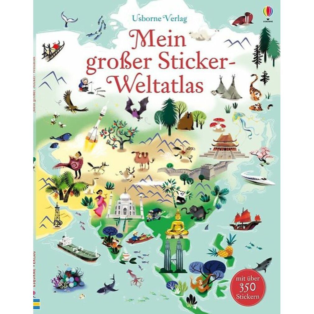 DTV Etiketten Mein großer Sticker-Weltatlas