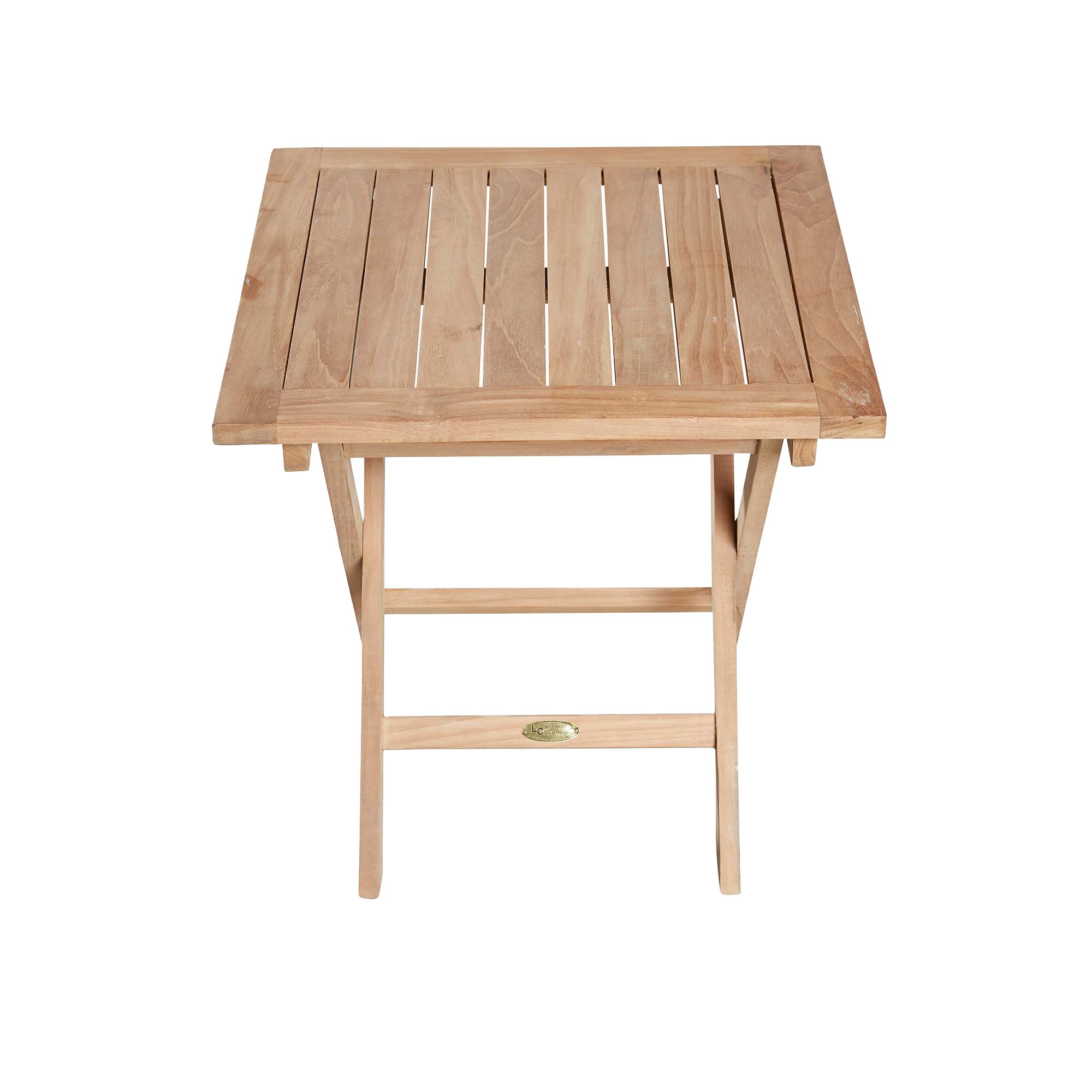 L.C. Wholesaler GmbH Klapptisch RIVA, Tisch 50x50 aus Teakholz