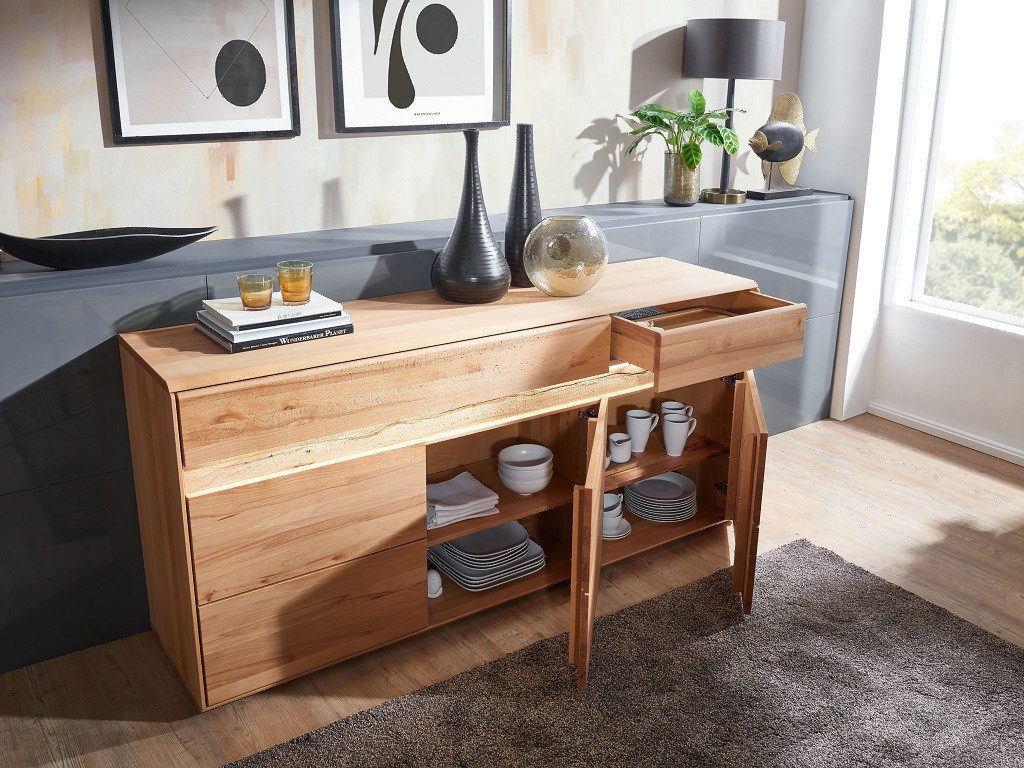 Main Möbel Sideboard Sideboard Kommode 184x86cm Kernbuche Berlin