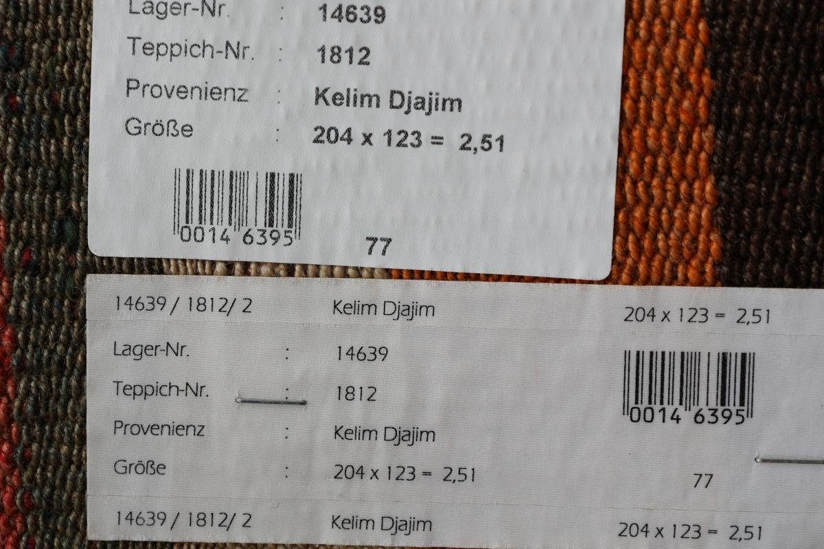 Orientteppich Kelim Fars Antik 123x204 / Perserteppich, Handgewebter Höhe: Trading, mm rechteckig, Orientteppich Nain 4