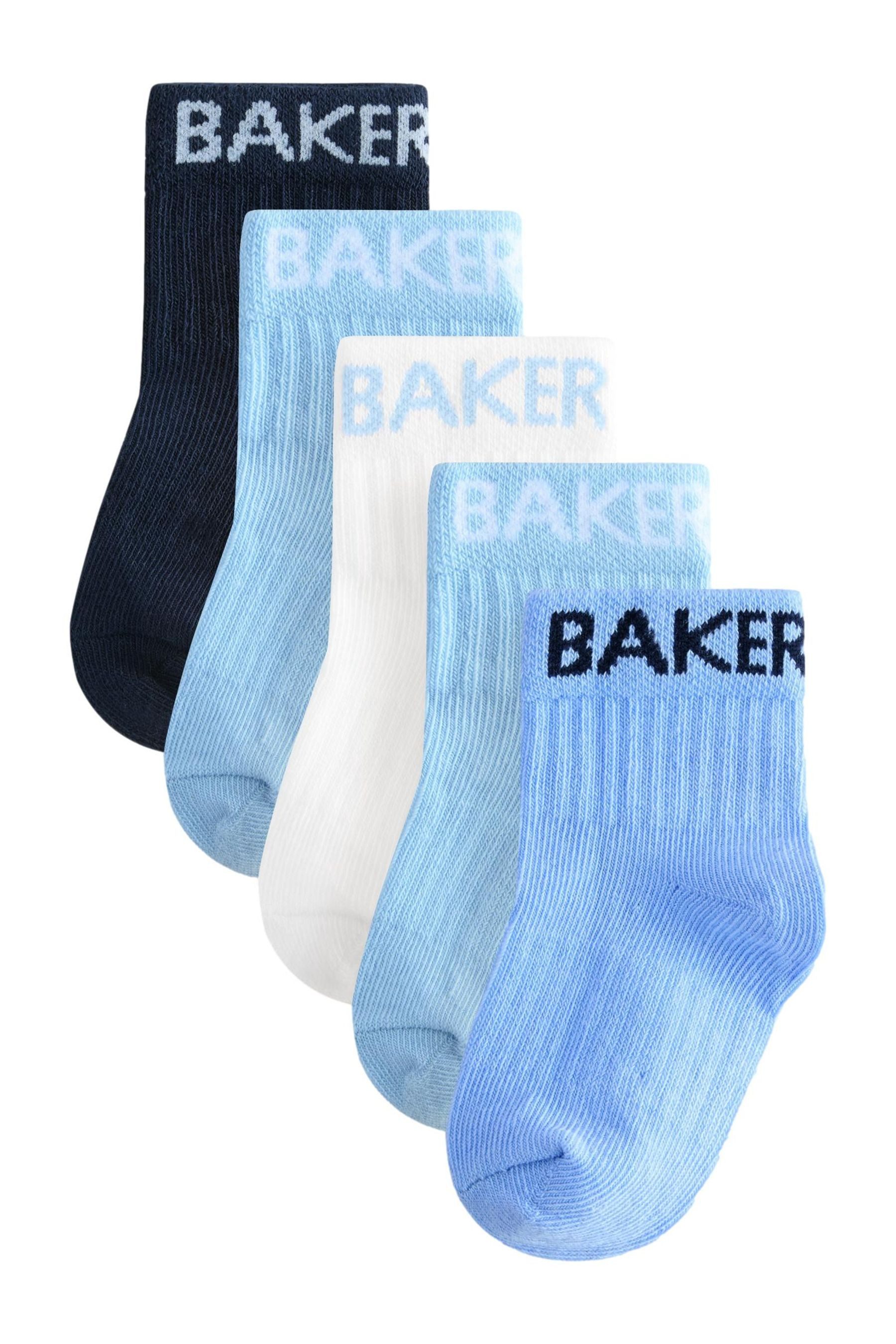 Kurzsocken Baker by Ted Baker Baby Boy Rollrand-Socken, 5 x