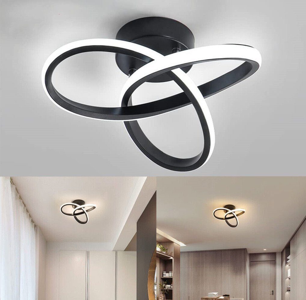 WILGOON Deckenleuchte 30W LED Deckenlampe Kleeblatt günstig online kaufen