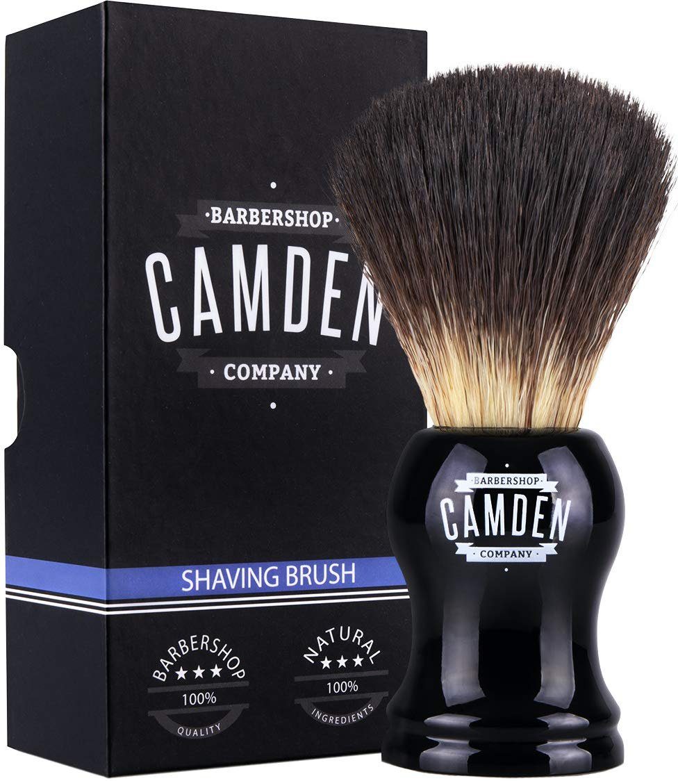 Camden Barbershop Haarbürste Camden Barbershop Nachhaltiger Rasierpinsel 2.0, Camden Barbershop Vegan Shaving Brush 2.0