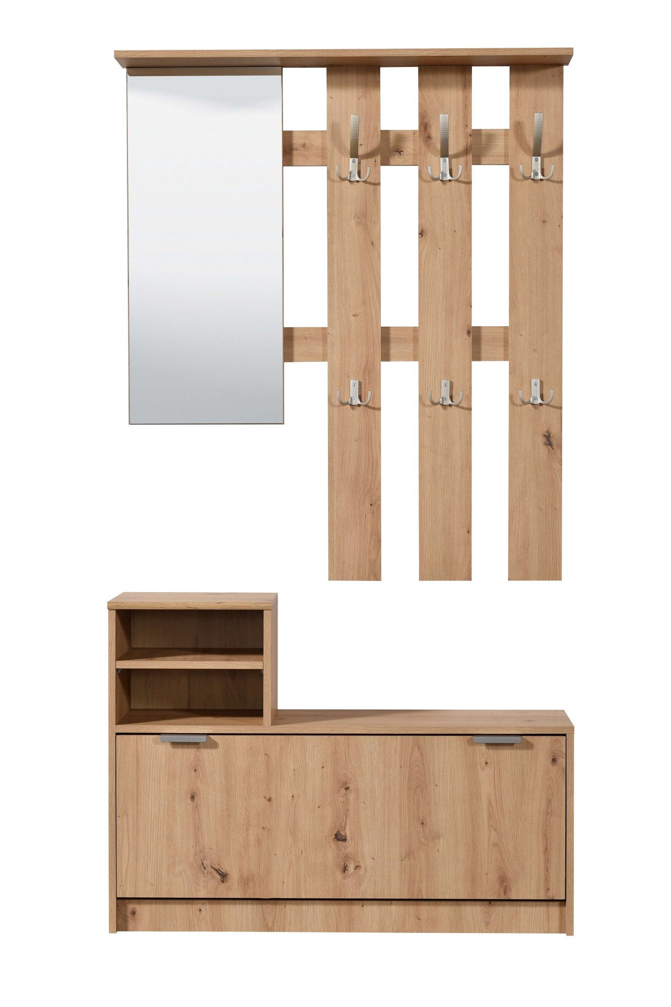 INOSIGN Garderoben-Set Ravenna Flurgarderobe, Dielenschrank, Kompaktgardero günstig online kaufen