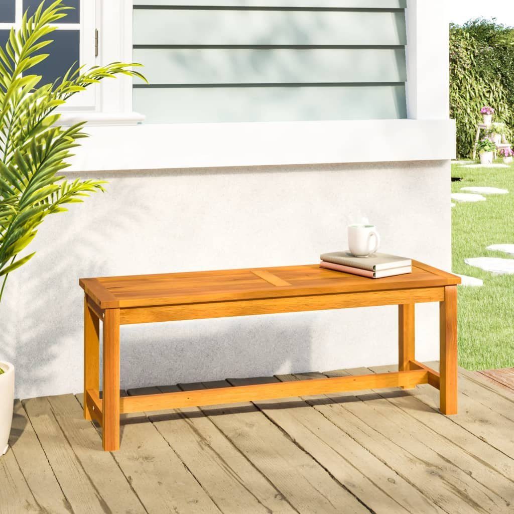 vidaXL Gartenbank Gartenbank 110x35x45 cm Massivholz (1-St)