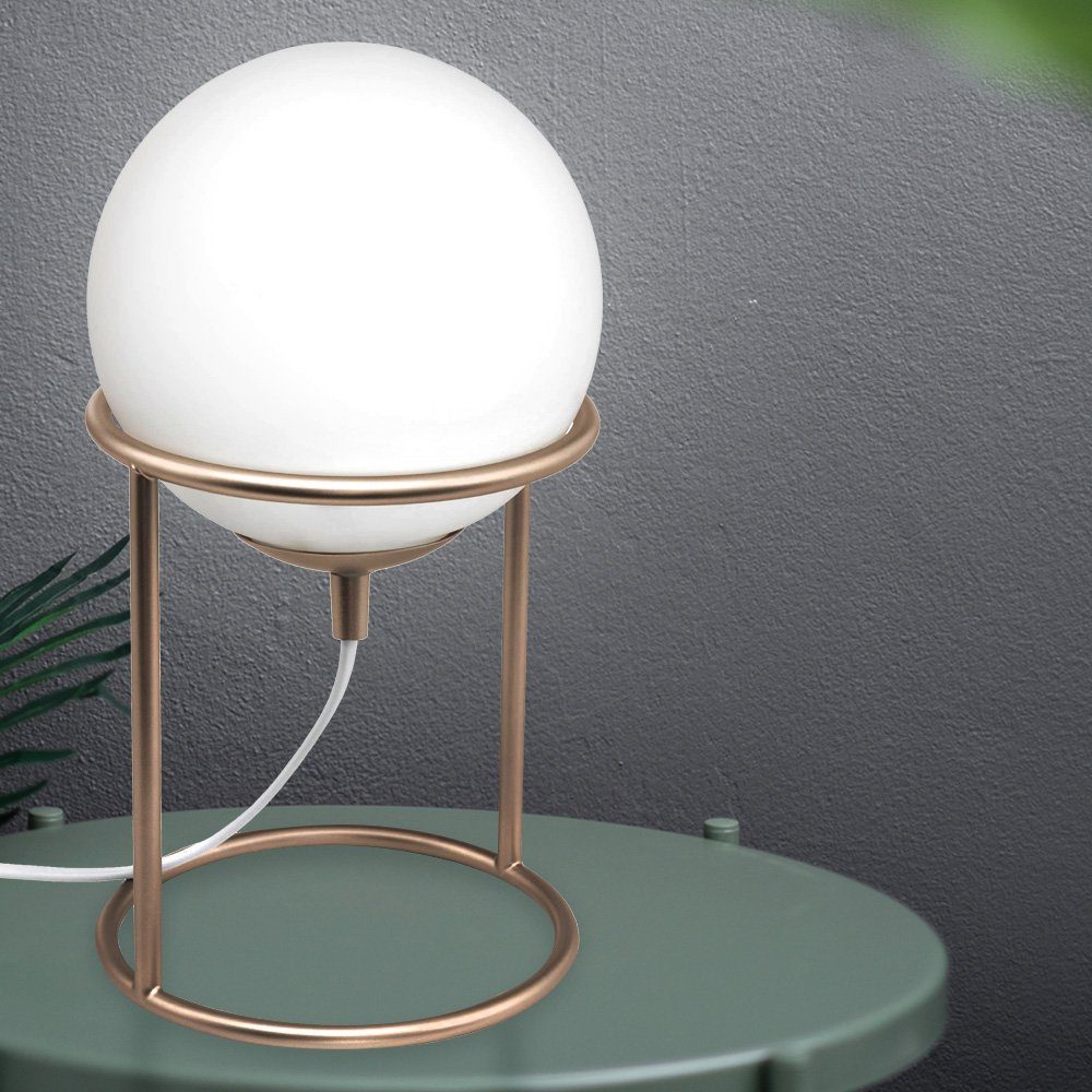 nicht Design EGLO inklusive, Beleuchtung Glas Lampe Kugelleuchte, Schreib Zimmer Tisch Wohn Nacht Leuchtmittel