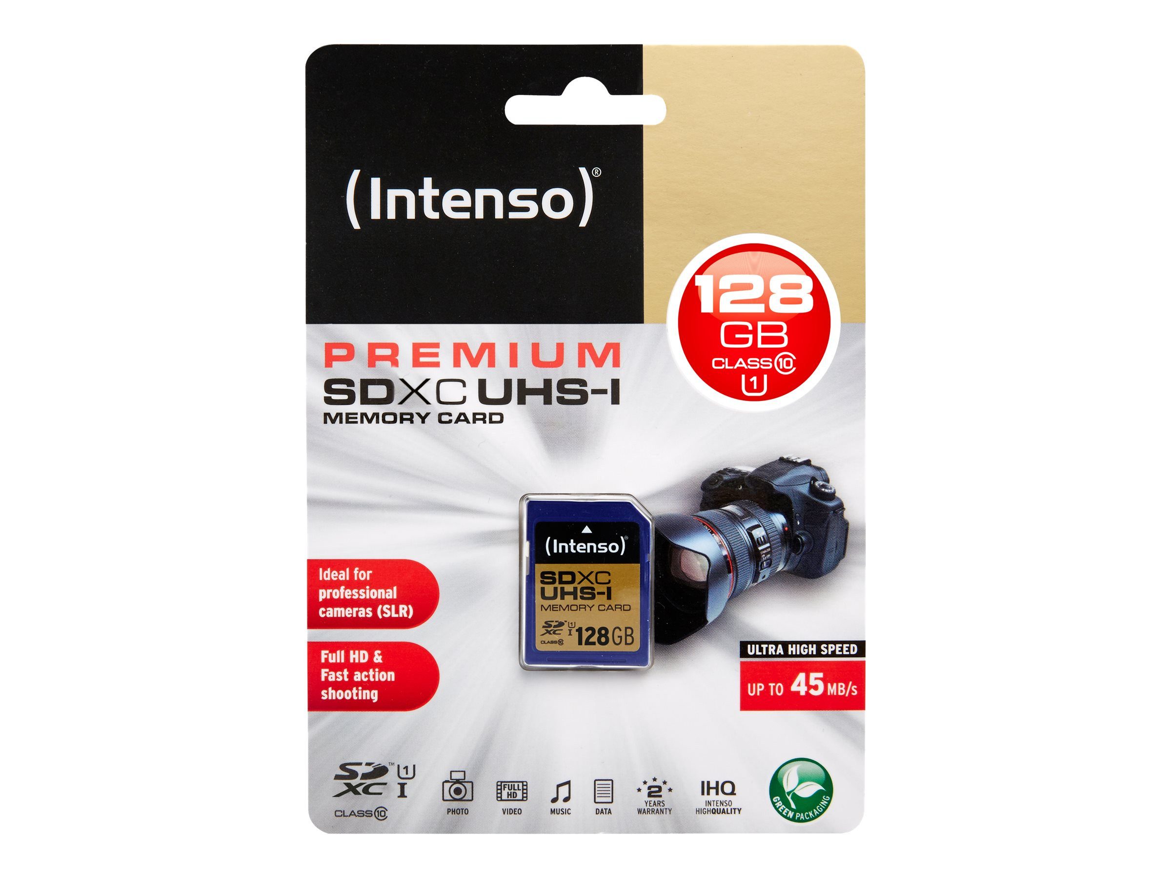 Intenso INTENSO SD Card 128GB Intenso UHS-I Premium (bis 45MB/s) Micro SD-Karte