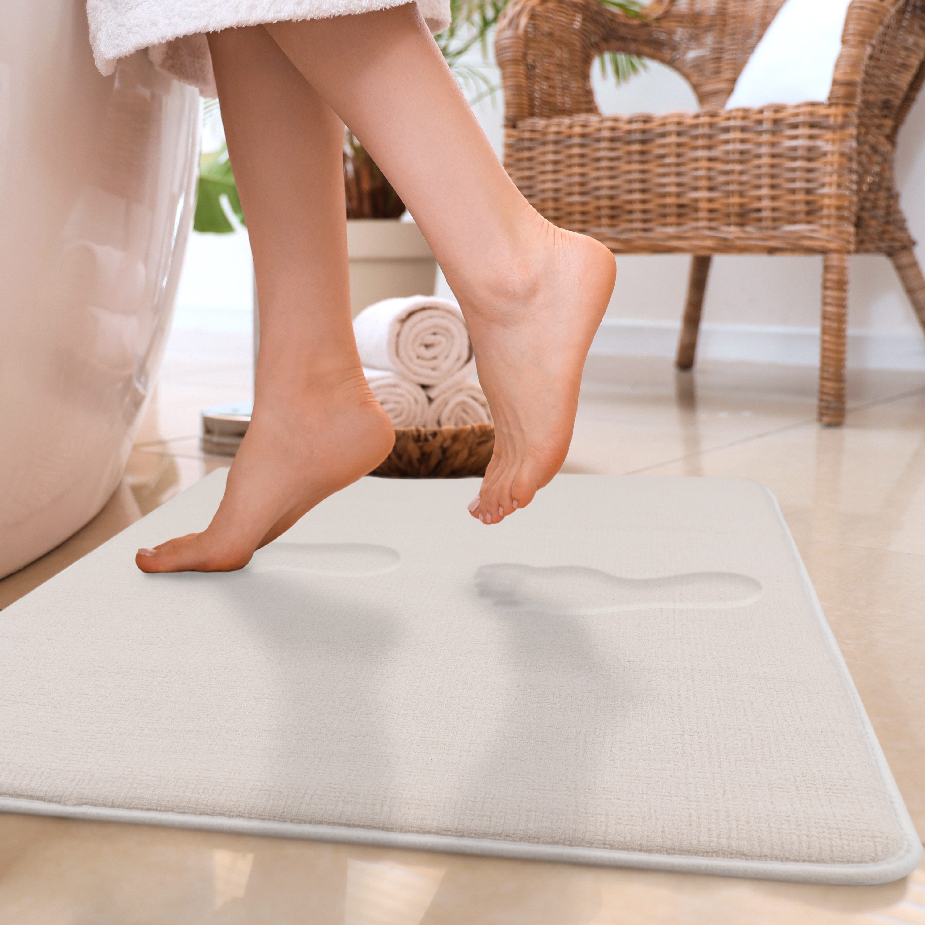 Paco Home Badematte Corby 255, Memory-Schaum Effekt, Höhe 13 mm, rutschhemm günstig online kaufen