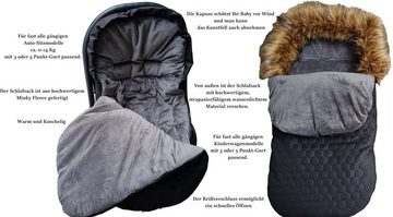 Divita-Mode Fußsack Kinderwagen Schlafsack Kinder Babyfußsack Winter (1-tlg)