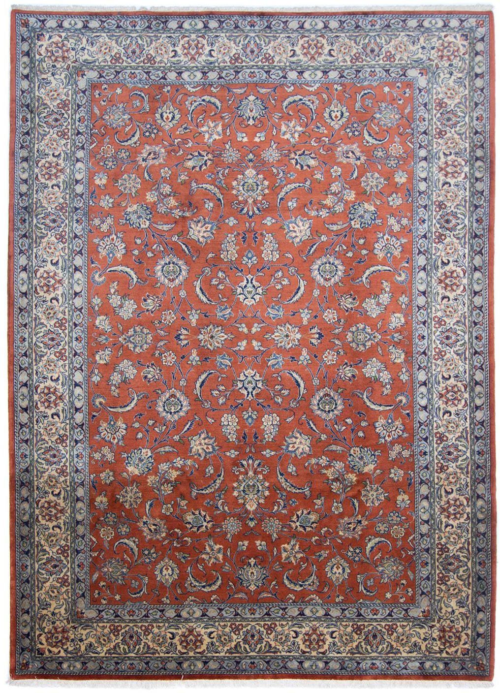 Wollteppich Sarough Durchgemustert Ruggine 303 x 218 cm, morgenland, rechteckig, Höhe: 10 mm, Unikat mit Zertifikat