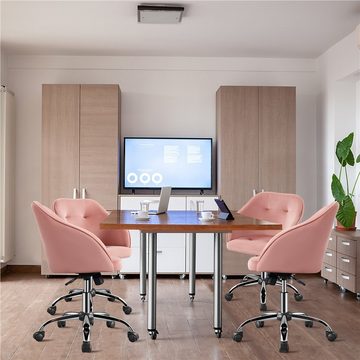 Yaheetech Drehstuhl, Bürostuhl 360 ° Schreibtischstuhl höhenverstellbar