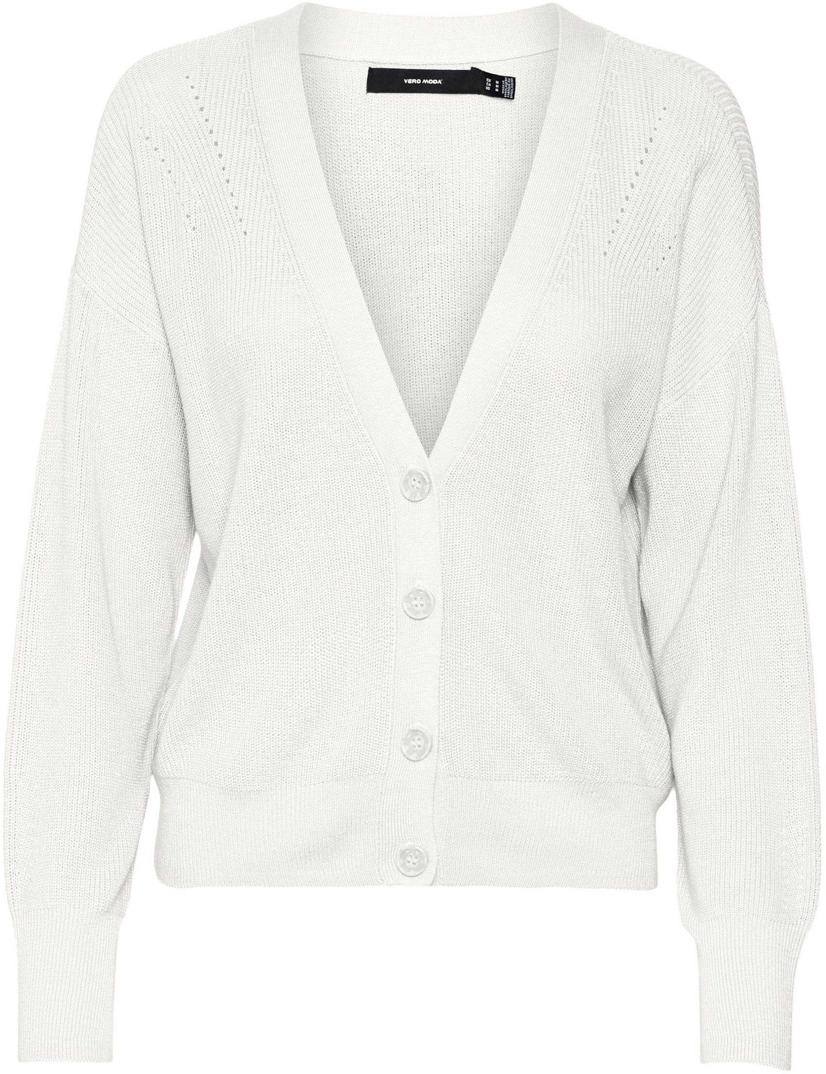 Strickjacke VMNEWLEXSUN LS SHORT V-NECK CAR GA NOOS