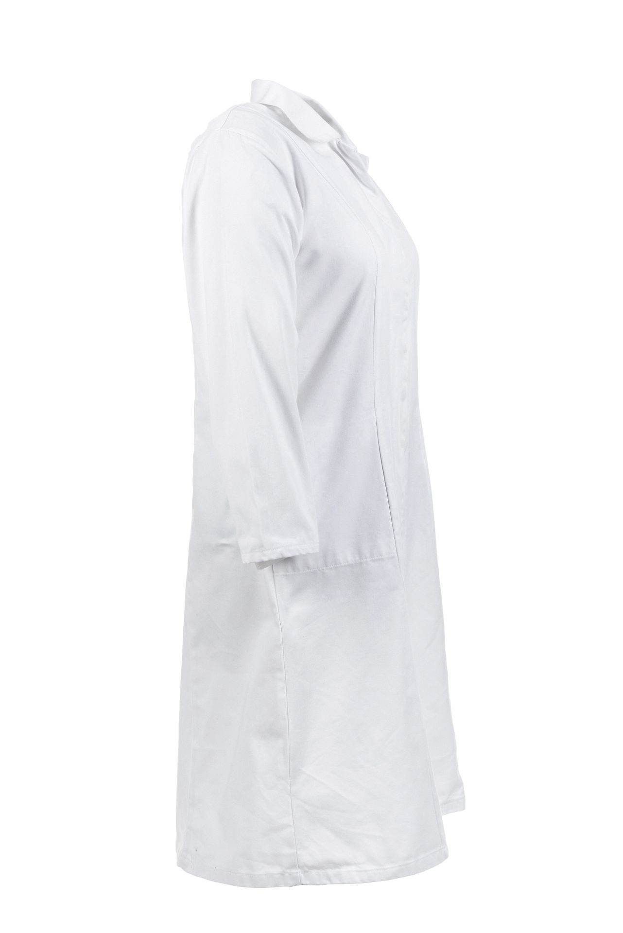 Planam Arbeitsjacke PLANAM Damen Berufsmantel FOOD verdeckte-Druckknopfleiste Weiß