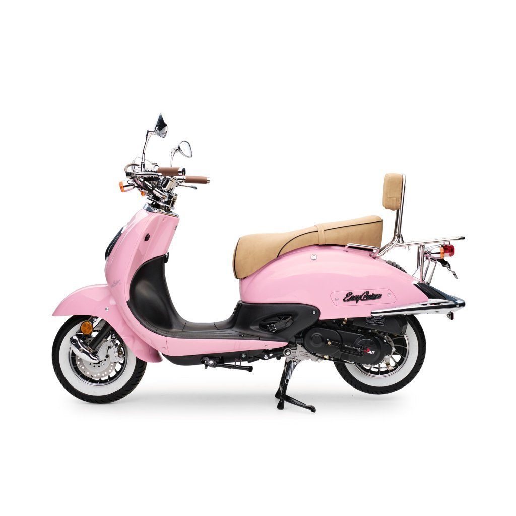 Pink 50 Eco, Roller Motorroller 5, Retro km/h, Euro ccm, 45 Easycruiser Burnout