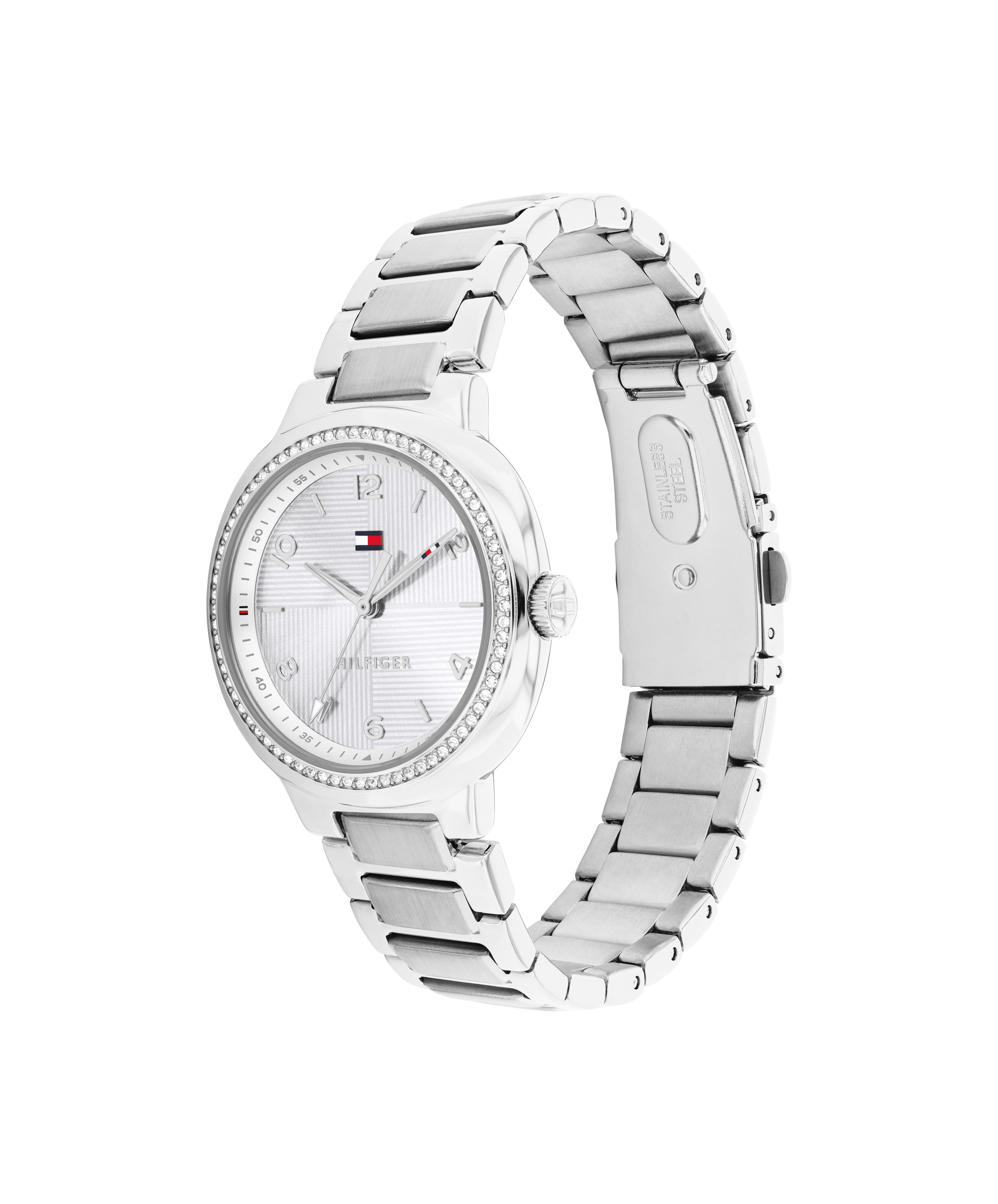 Tommy Hilfiger Quarzuhr SAVANNAH 1782899, Armbanduhr, Damenuhr, Edelstahlar günstig online kaufen