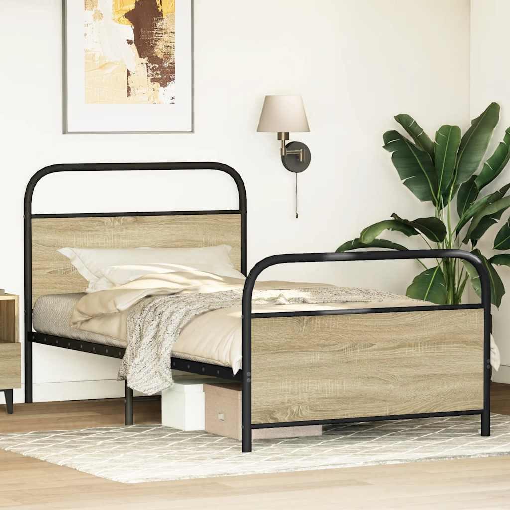 vidaXL Bett Bettgestell ohne Matratze 90x200 günstig online kaufen