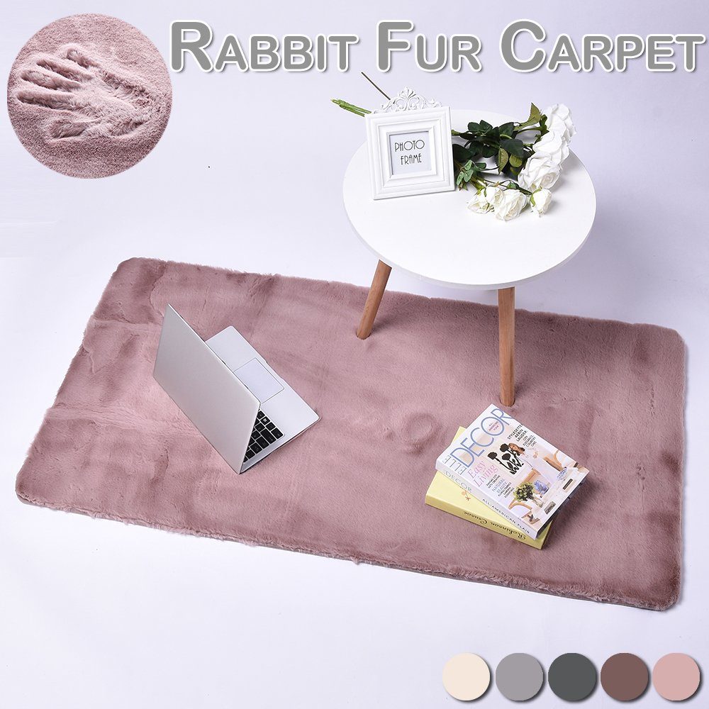 BTTO TEPP Hochflor-Teppich Fellteppich,Kunstfell,Weich,Hochflor Shaggy Tepp günstig online kaufen