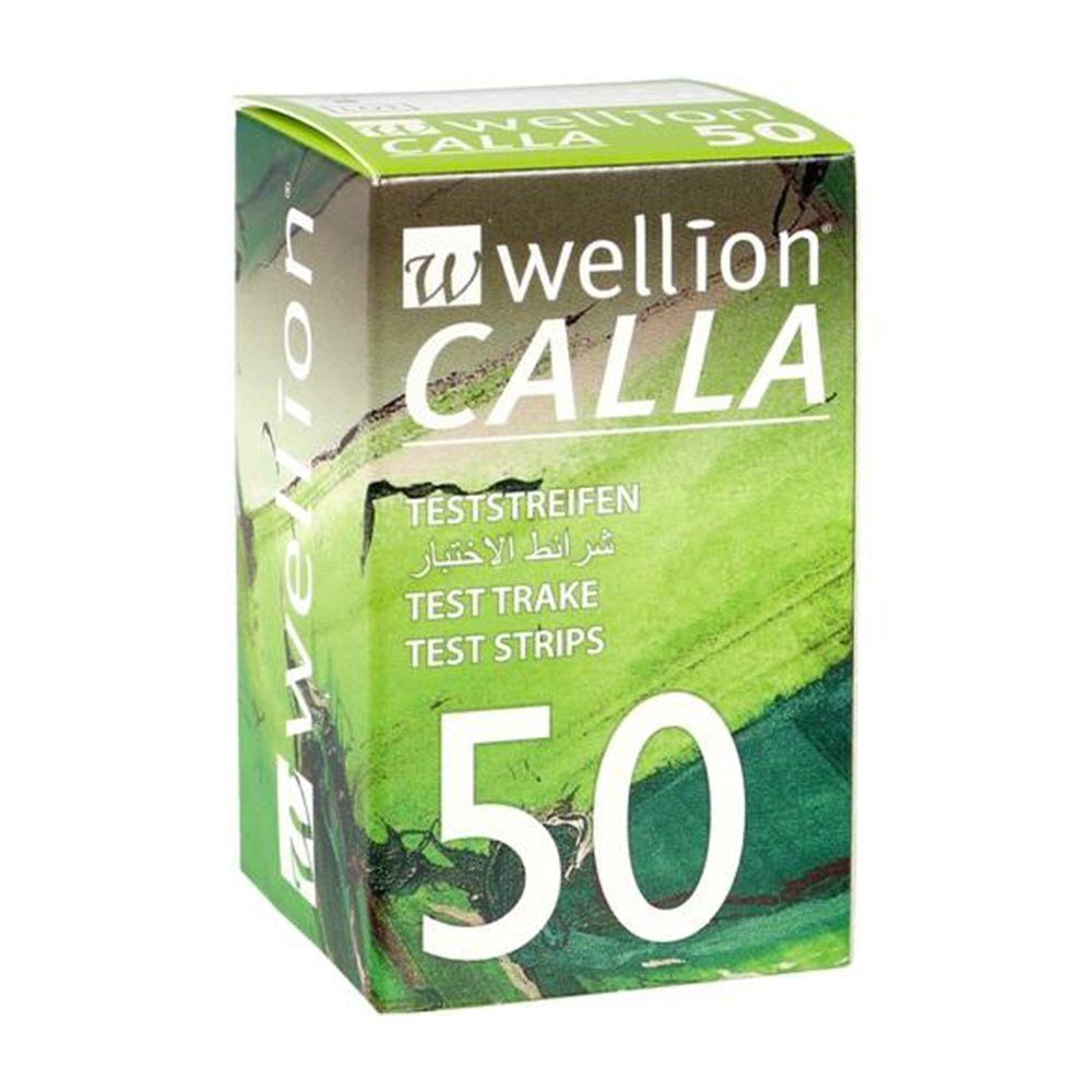 Blutzucker-Teststreifen WELLION CALLA Blutzuckerteststreifen, 50 Stück