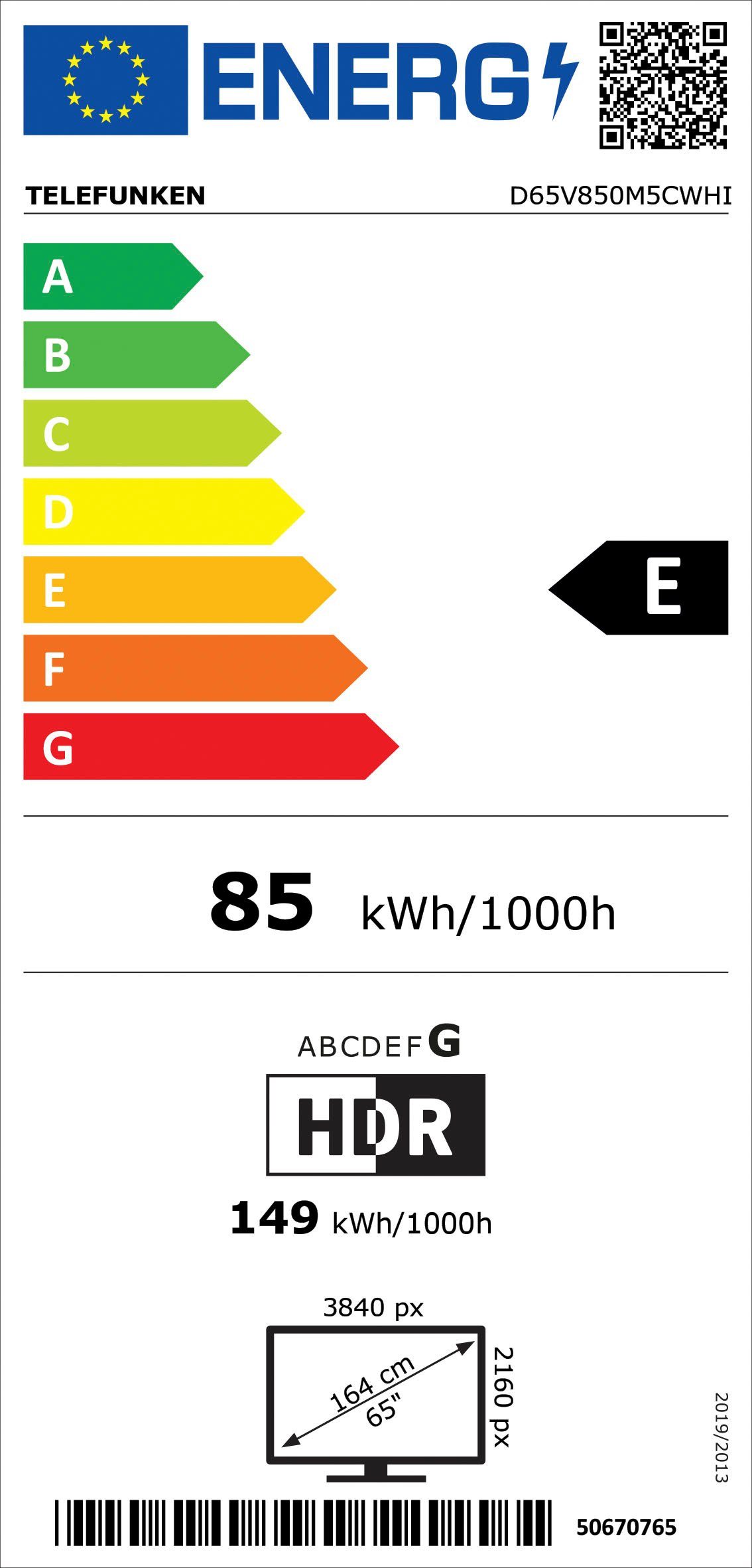 Energieeffizienzklasse: 
