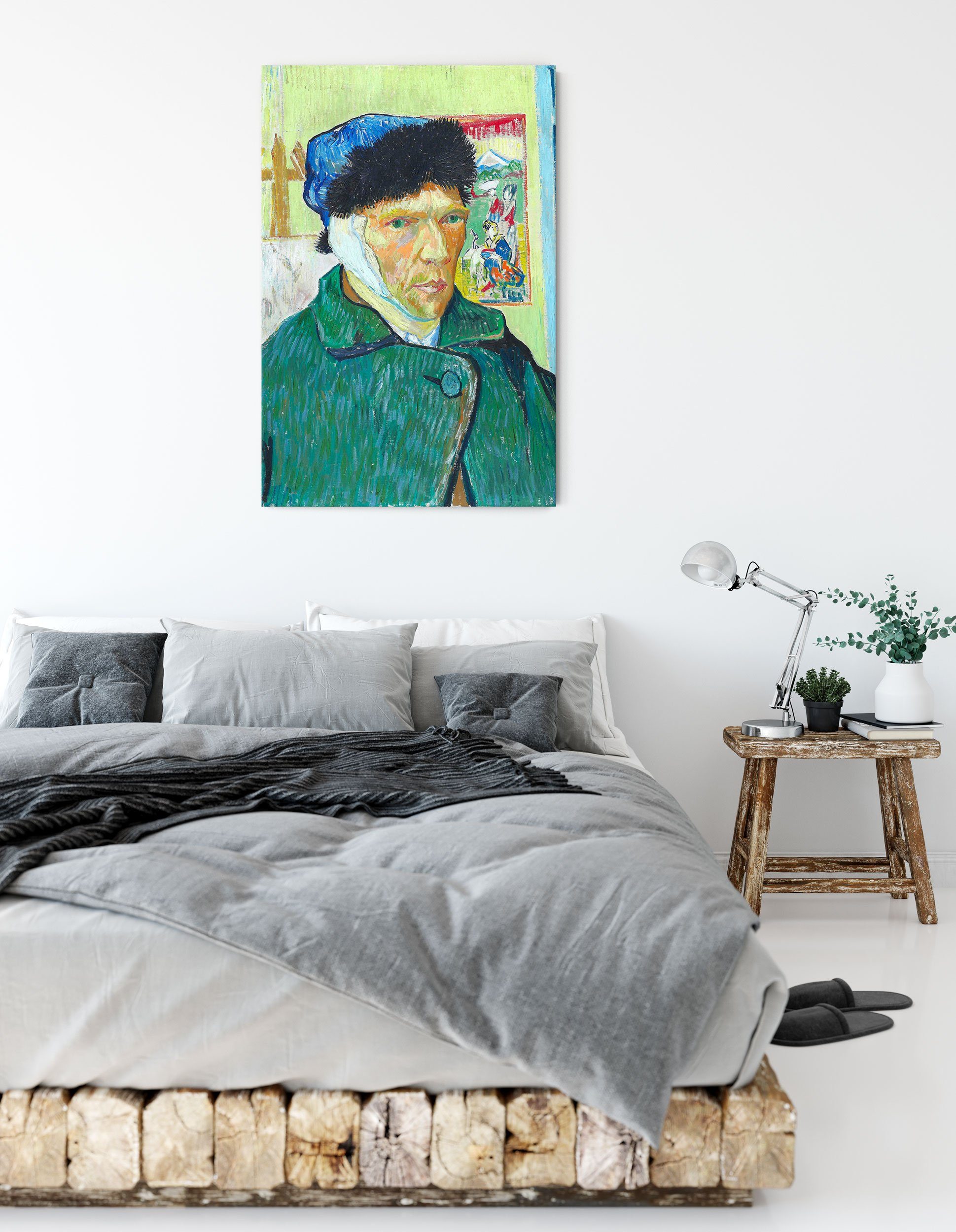 Leinwandbild Vincent Van Gogh 'Die Ernte' – 120x80 Cm, Fertig Auf Keilrahmen Gespannt, Made In Germany