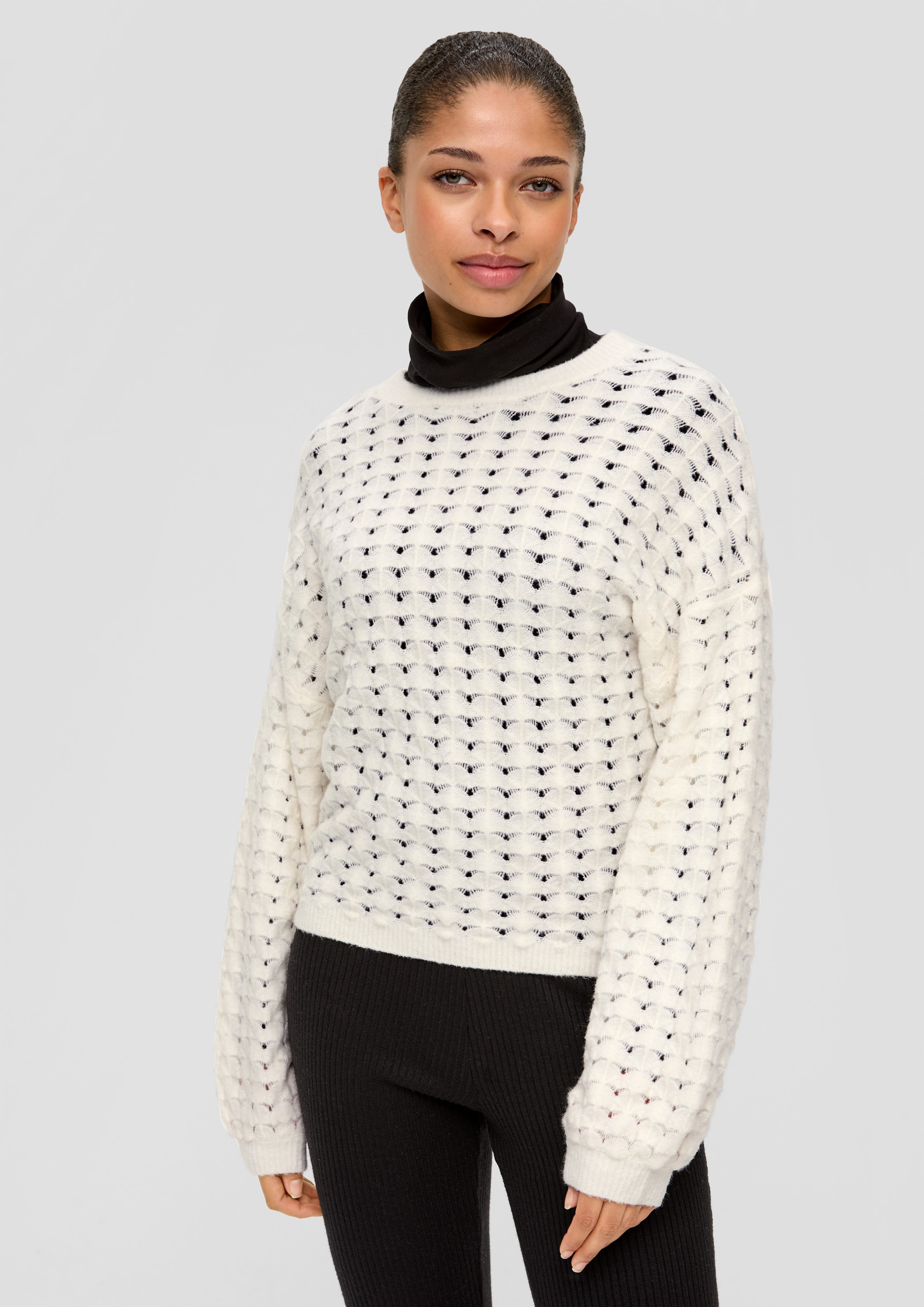 Strickpullover Strickpullover aus Baumwollmix