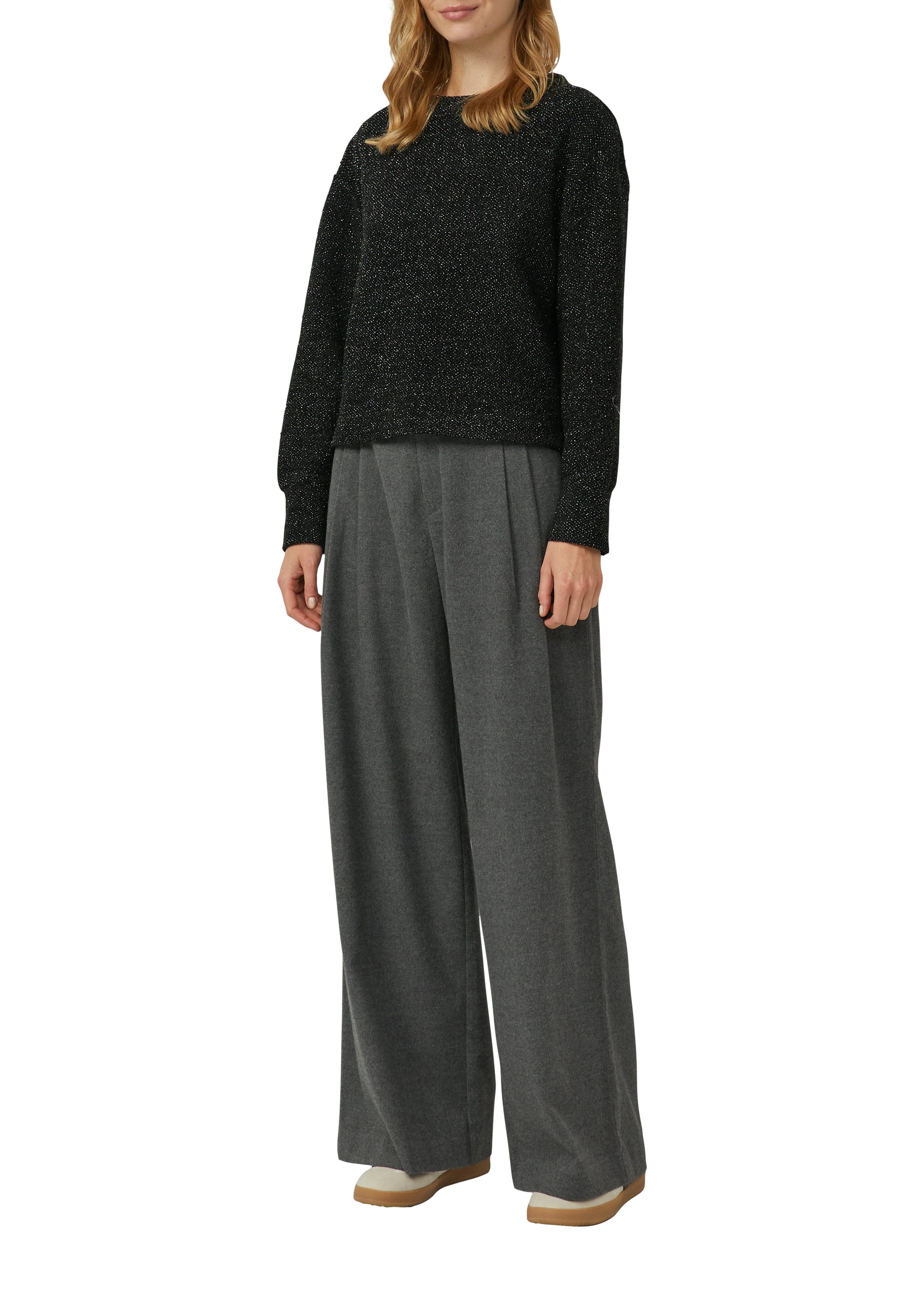s.Oliver Strickpullover mit Glitzer-Fäden
