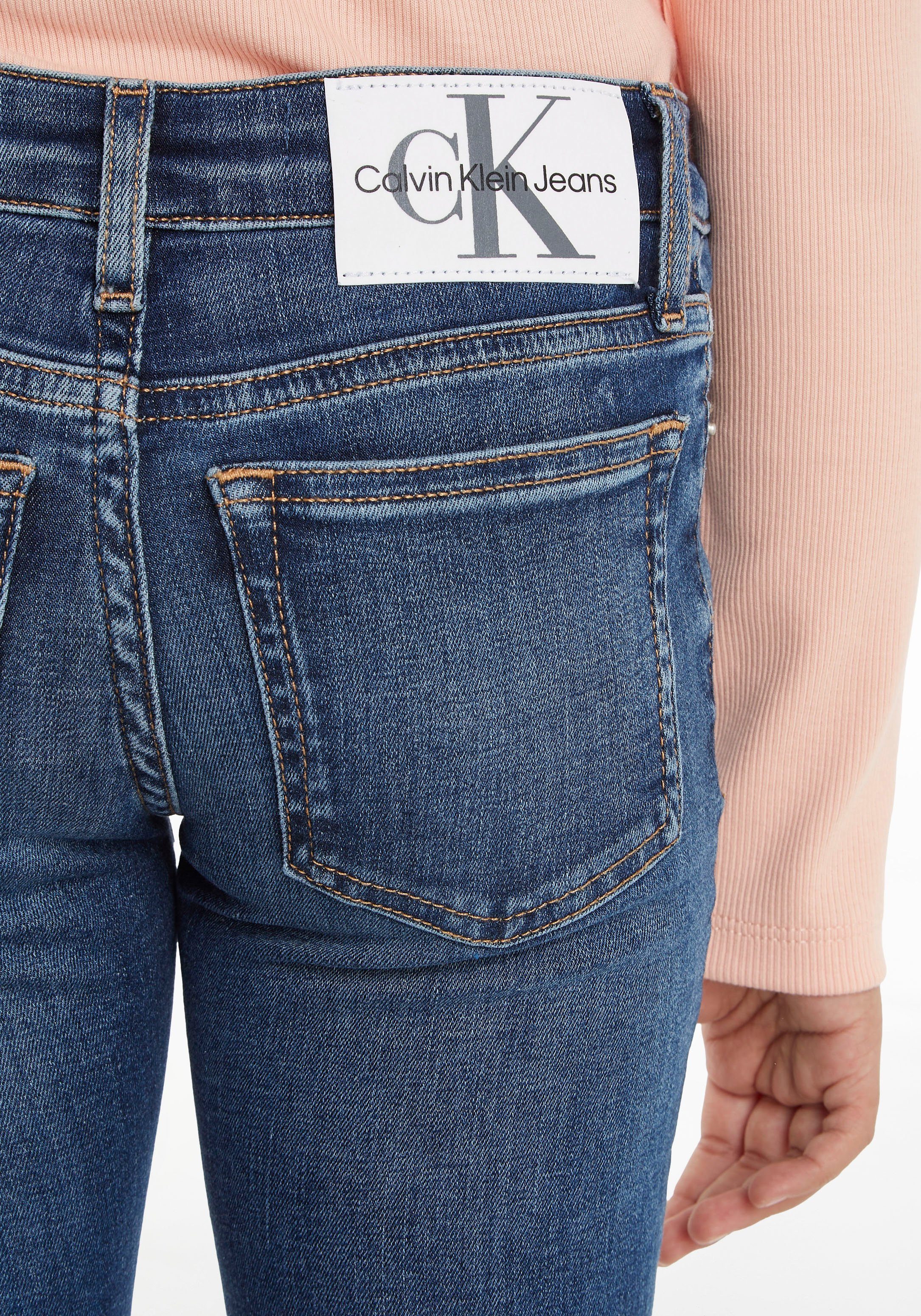 DARK ESS FLARE Klein BLUE MR Jeans Schlagjeans Calvin