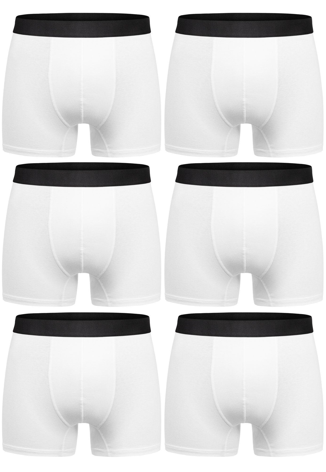 Amaci&Sons Boxershorts 2. BEAU 6er Pack Boxershorts (6er-Pack) Herren Baumwolle Männer Unterhose Unterwäsche