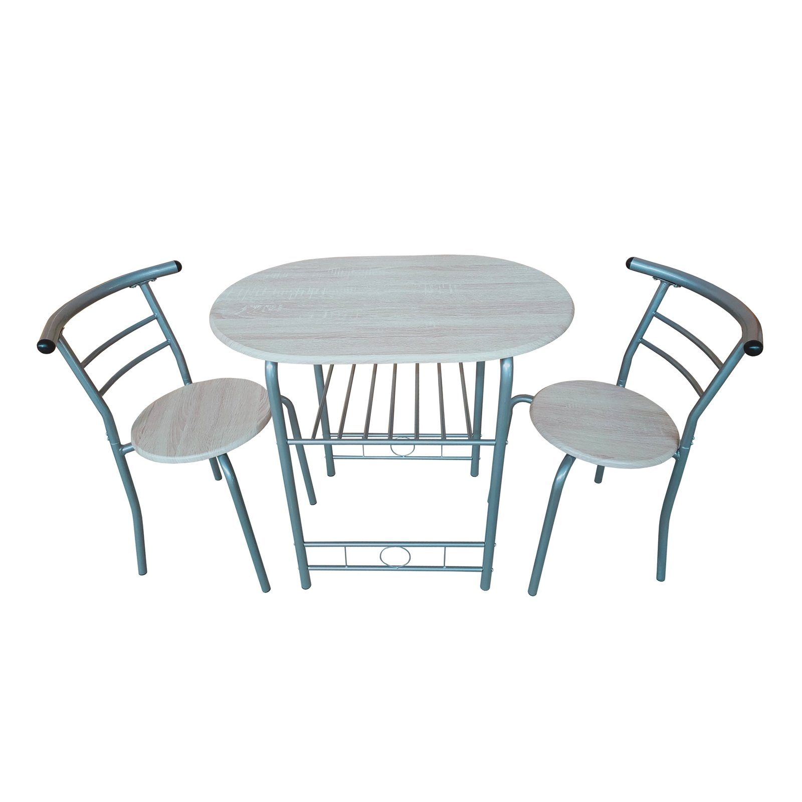 HTI-Living Küchentisch Tischgruppe Sonoma Merit (Set, 3-St., 1 Tisch, 2 Stühle), Essgruppe 1 Tisch 2 Stühle