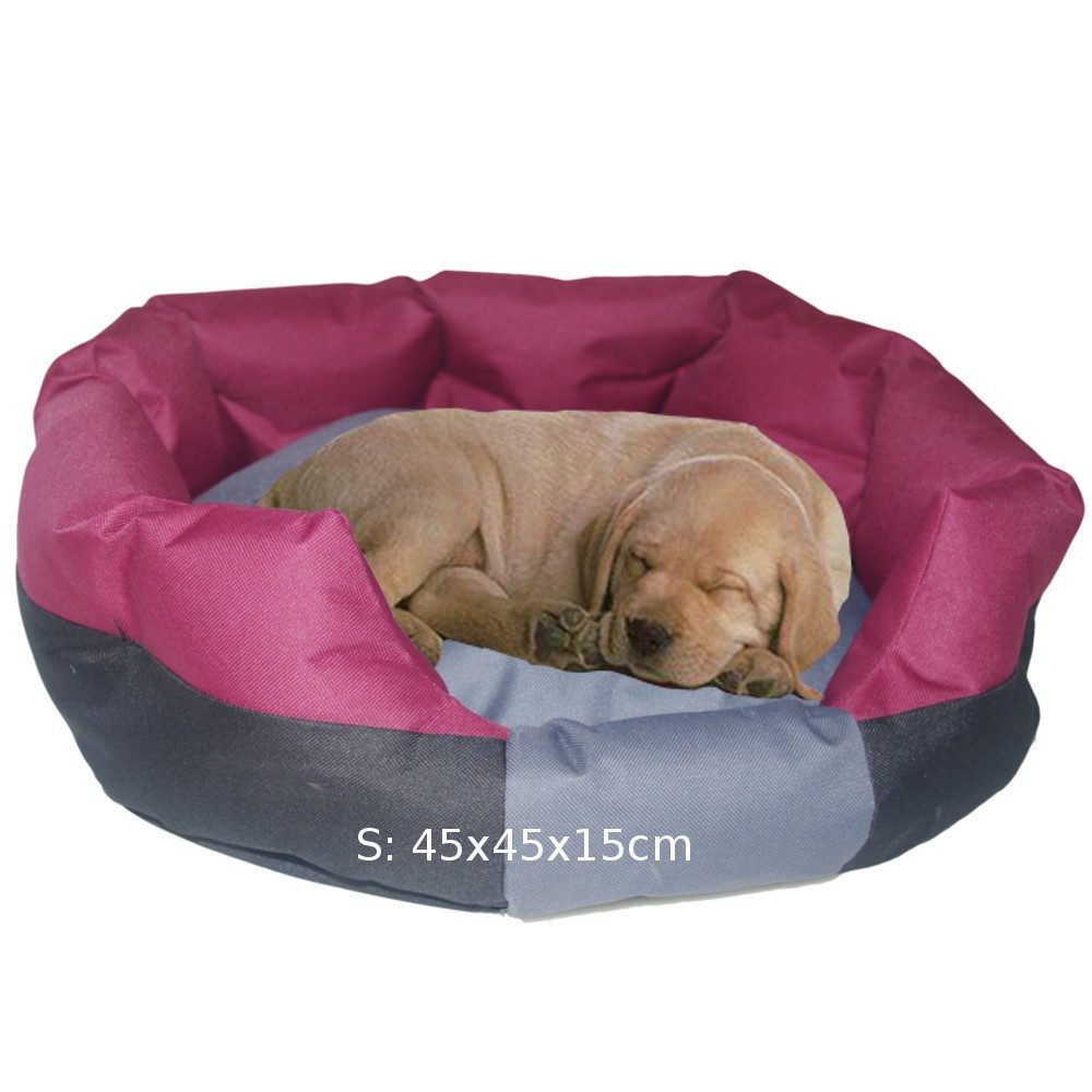 LinJa Hundebett Hundebett TB5049S rot Hundekorb Hundekissen Hundesofa Tierbett