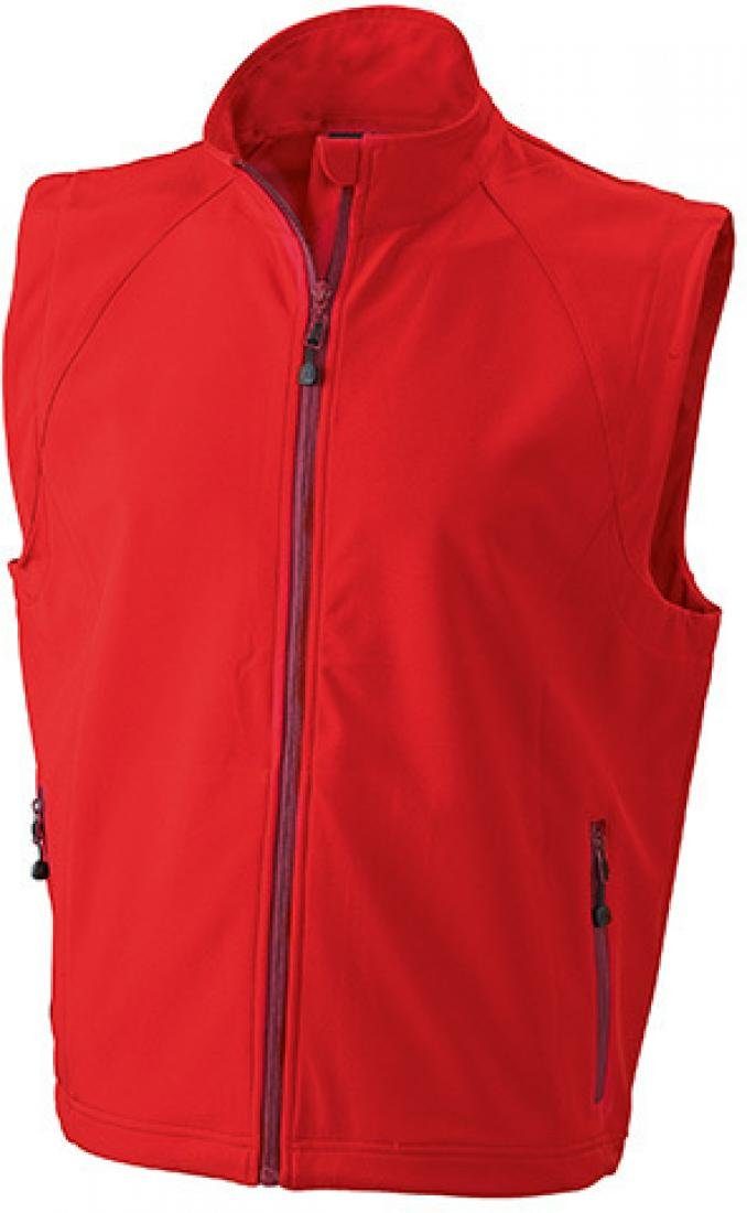 Funktionsweste Herren Softshell Vest / Atmungsaktiv (2.000g/m²/24h)