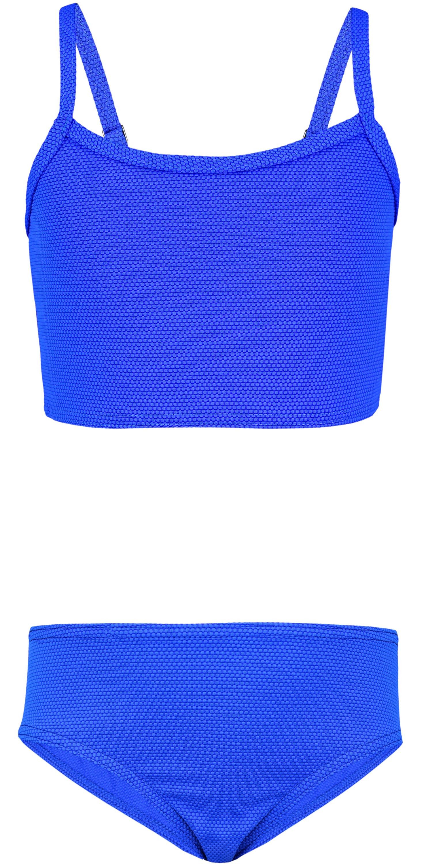 Aquarti Bustier-Bikini Aquarti Mädchen Bikini Set Bustier Bikinislip Zweiteiliger Badeanzug