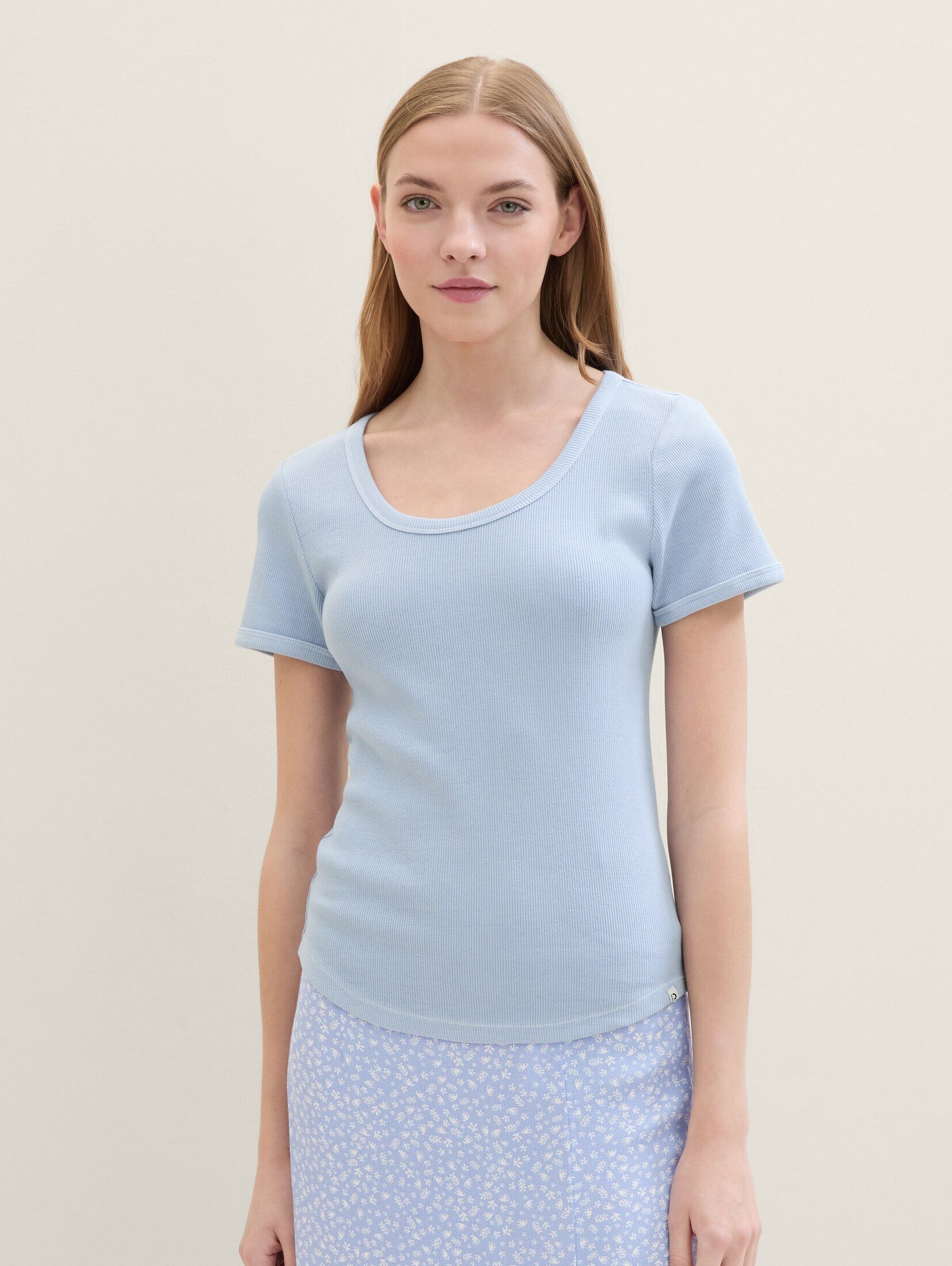 TOM TAILOR Denim T-Shirt T-Shirt aus günstig online kaufen