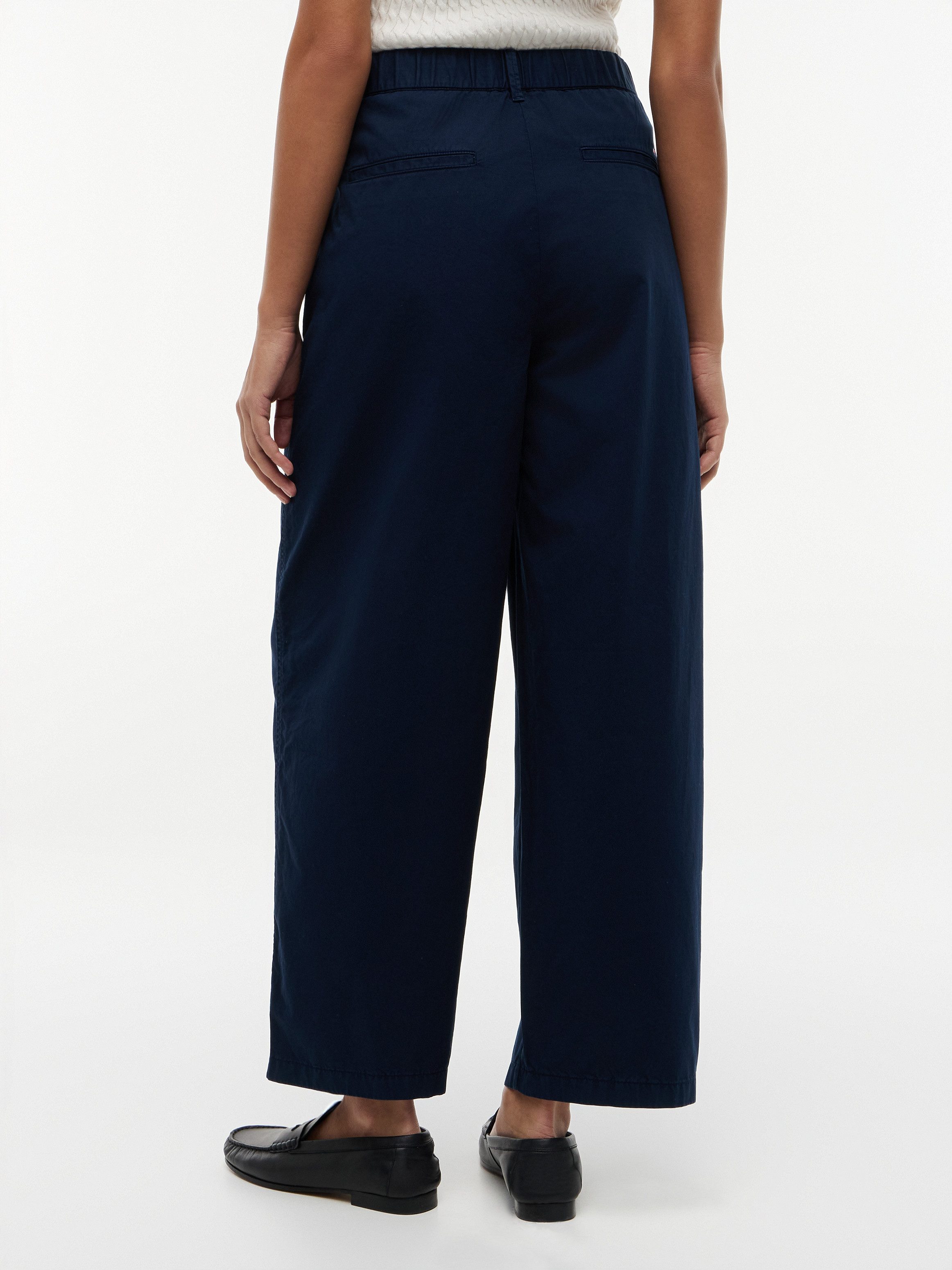 Tommy Hilfiger Chinohose COTTON BARREL CHINO Baumwolle, Barrel Fit