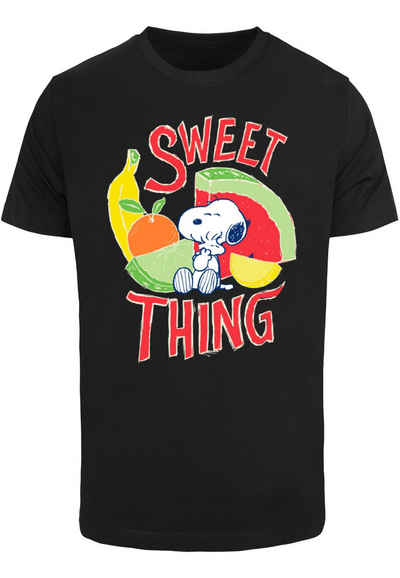 Merchcode T-Shirt Merchcode Herren Peanuts - Sweet thing T-Shirt Round Neck (1-tlg)