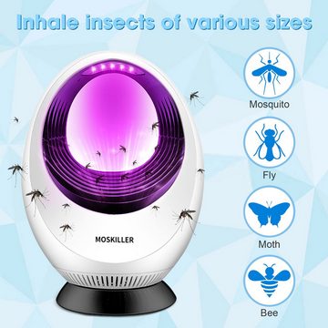 Avisto Insektenvernichter Repellent Moskito-Falle 360°UV Mückenlampe Elektrische Repellent-Lampe, geeignet für Schwangerschaft und Baby