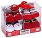 BRUBAKER Socken »Babysocken für Jungen und Mädchen 0-12 Monate« (4-Paar, Baumwollsocken mit Weihnachts-Motiven) Baby Geschenkset für Neugeborene in Geschenkverpackung mit Schleife, Bild 1