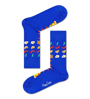 Happy Socks Kurzsocken Unisex Socken, 2er Pack - Geschenkbox, Farbmix