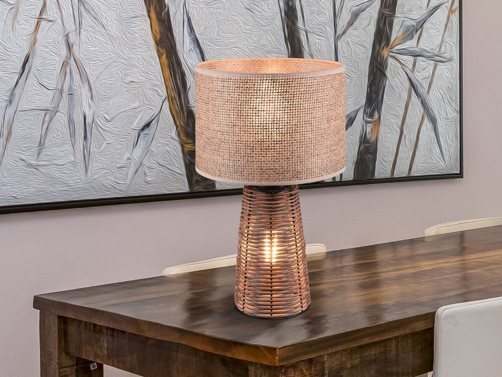 Reality Leuchten LED Nachttischlampe, Dimmfunktion, LED wechselbar, Warmwei günstig online kaufen