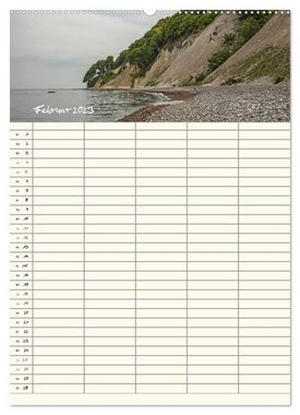 CALVENDO Wandkalender Rügen - Urlaubsparadies an der Ostsee - Familienplaner (Premium, hochwertiger DIN A2 Wandkalender 2023, Kunstdruck in Hochglanz)