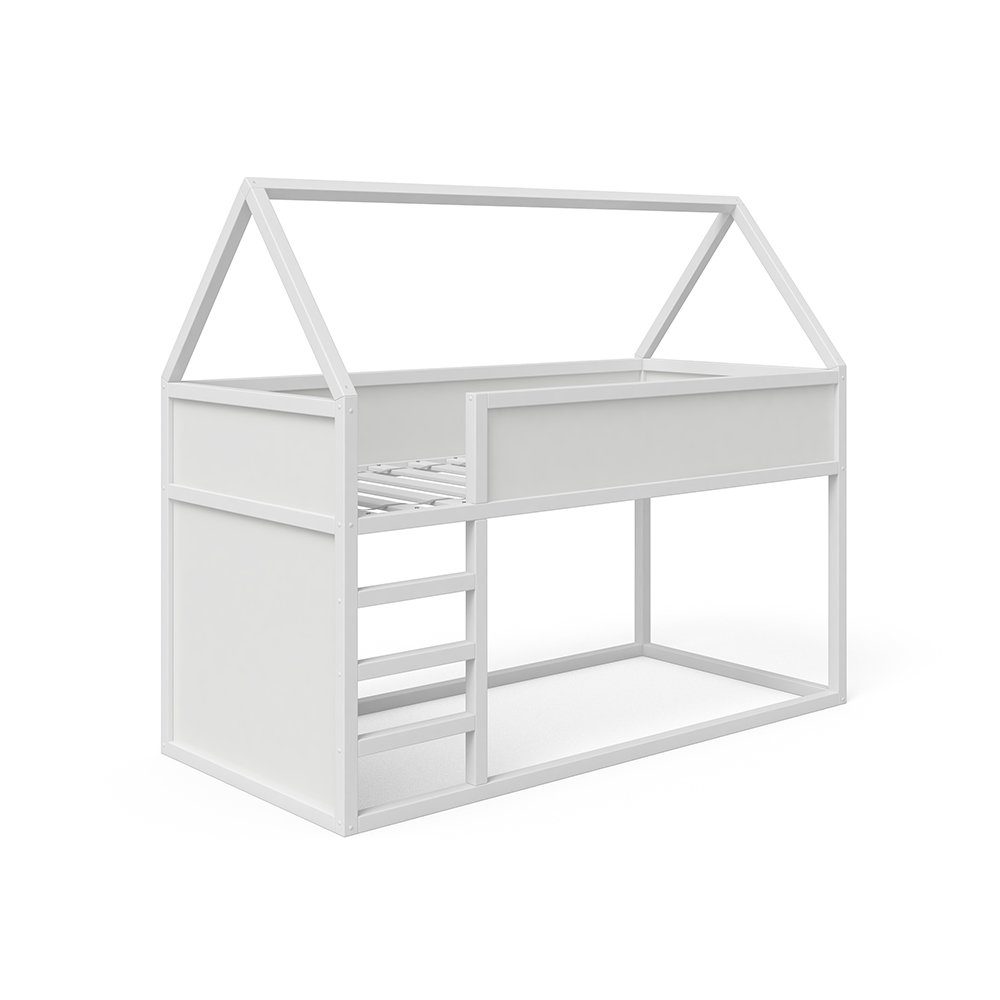 VitaliSpa® Etagenbett Pinnochio, Weiß, 90x200 cm