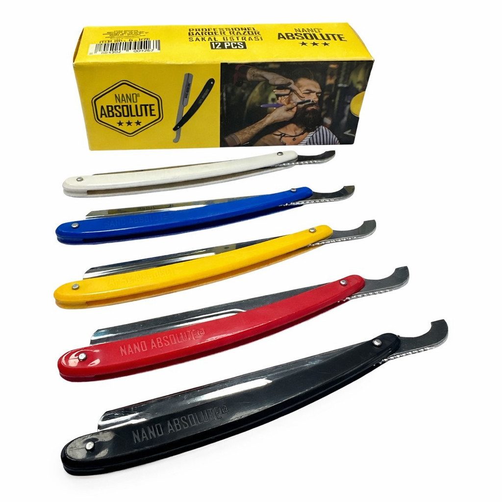 Nano Absolute Rasiermesser 12er Pack Rasiermesser Rasierer (Verschiedene Farben), 12-tlg.